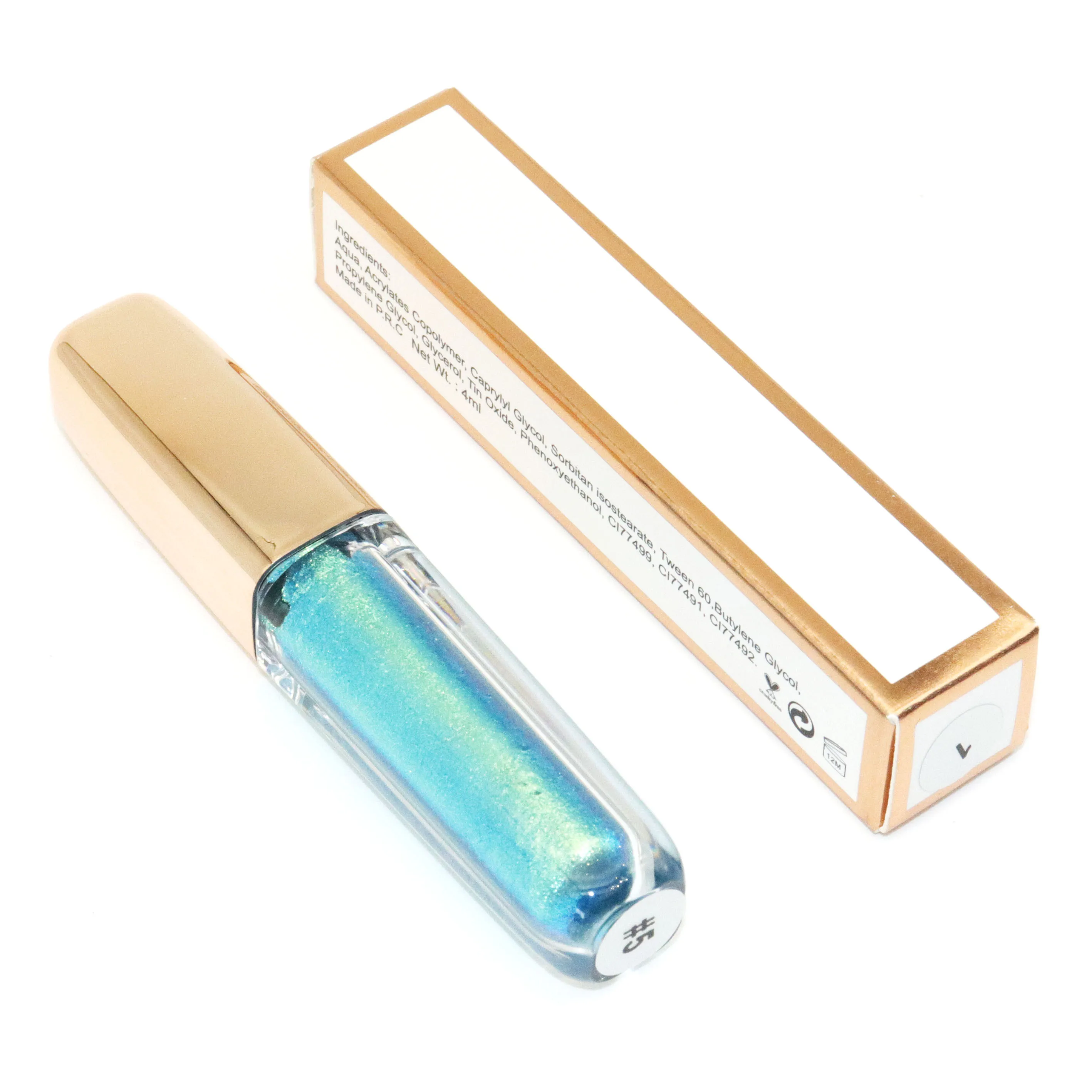 Eyeshadow Makeup 10 Colors Vegan Liquid Eyeshadow Neon Waterproof Glitter Duochrome Eyeshadow