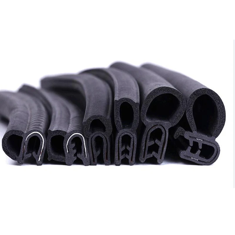 Epdm Foam Rubber Tape About Top Bubble And Side Bubble Sealing Strip With Skeleton Weather Stripping Car Door Rubber Seal Strip