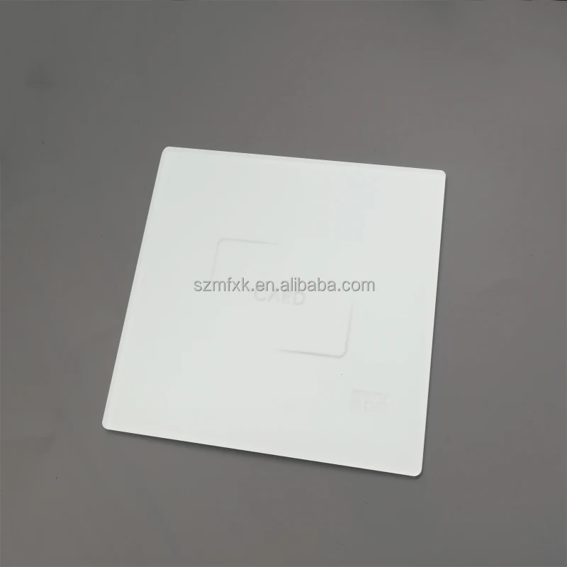 OEM customized 3mm silk screen tempered glass socket wall mounted switch tempered glass panel Touch switch board