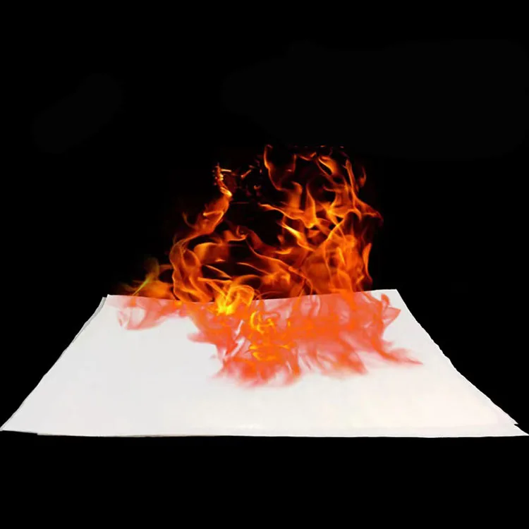 Wholesale High Quality Stage magic Trick Fire Paper Many Size Flash Paper Magic Tricks Flash Flame Magic Paper Trick