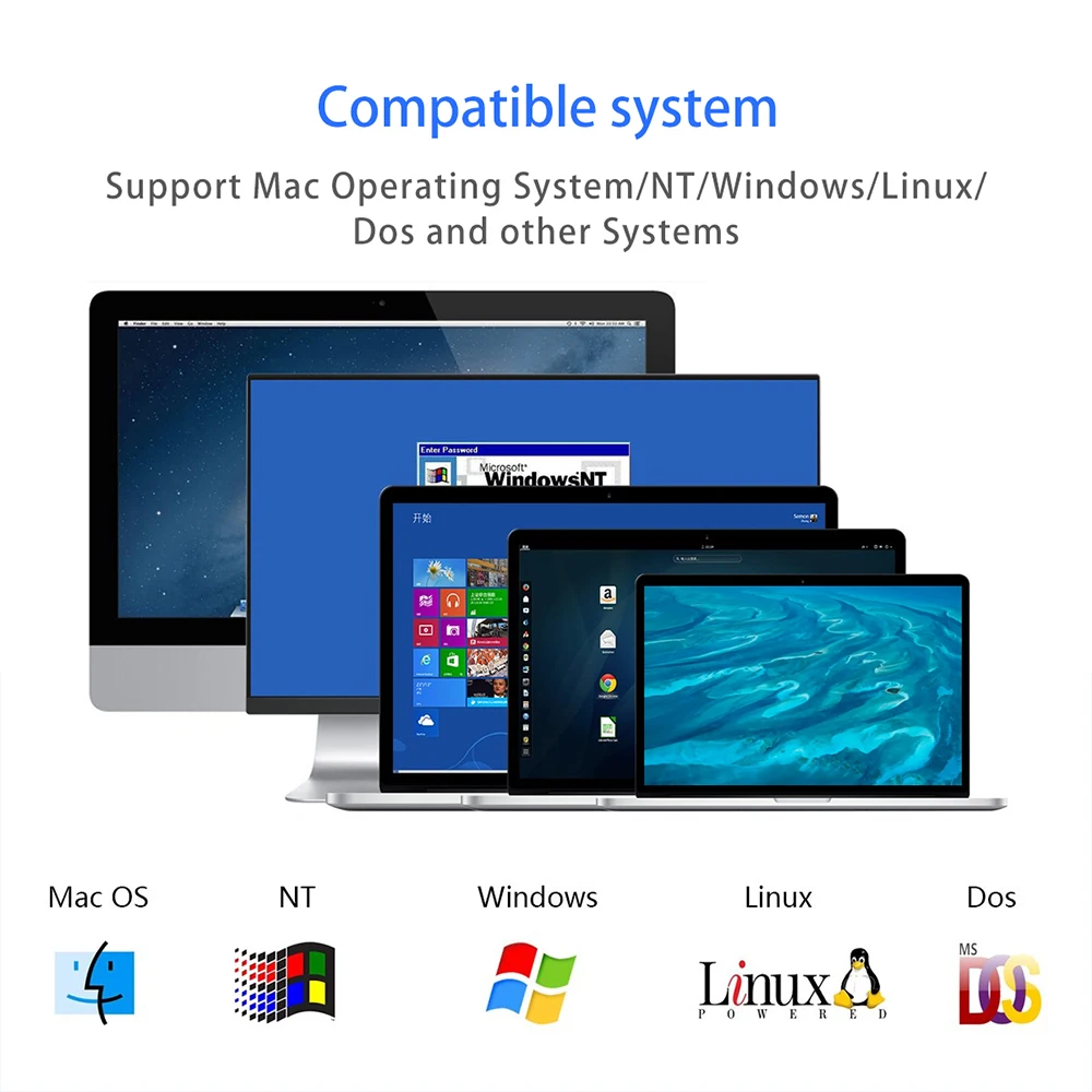 
4K@60Hz 4 Port HDMI KVM Switch USB KVM Switch HDMI2.0 KVM Switch 