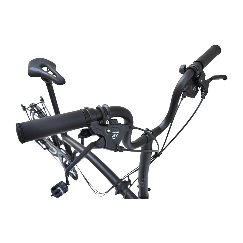 Litepro Tri-Foldable Bicycle 16 Inch 6 Speeds Steel Frame Mini Horizontal Handle Folding Bicycle M handle Folding Bike