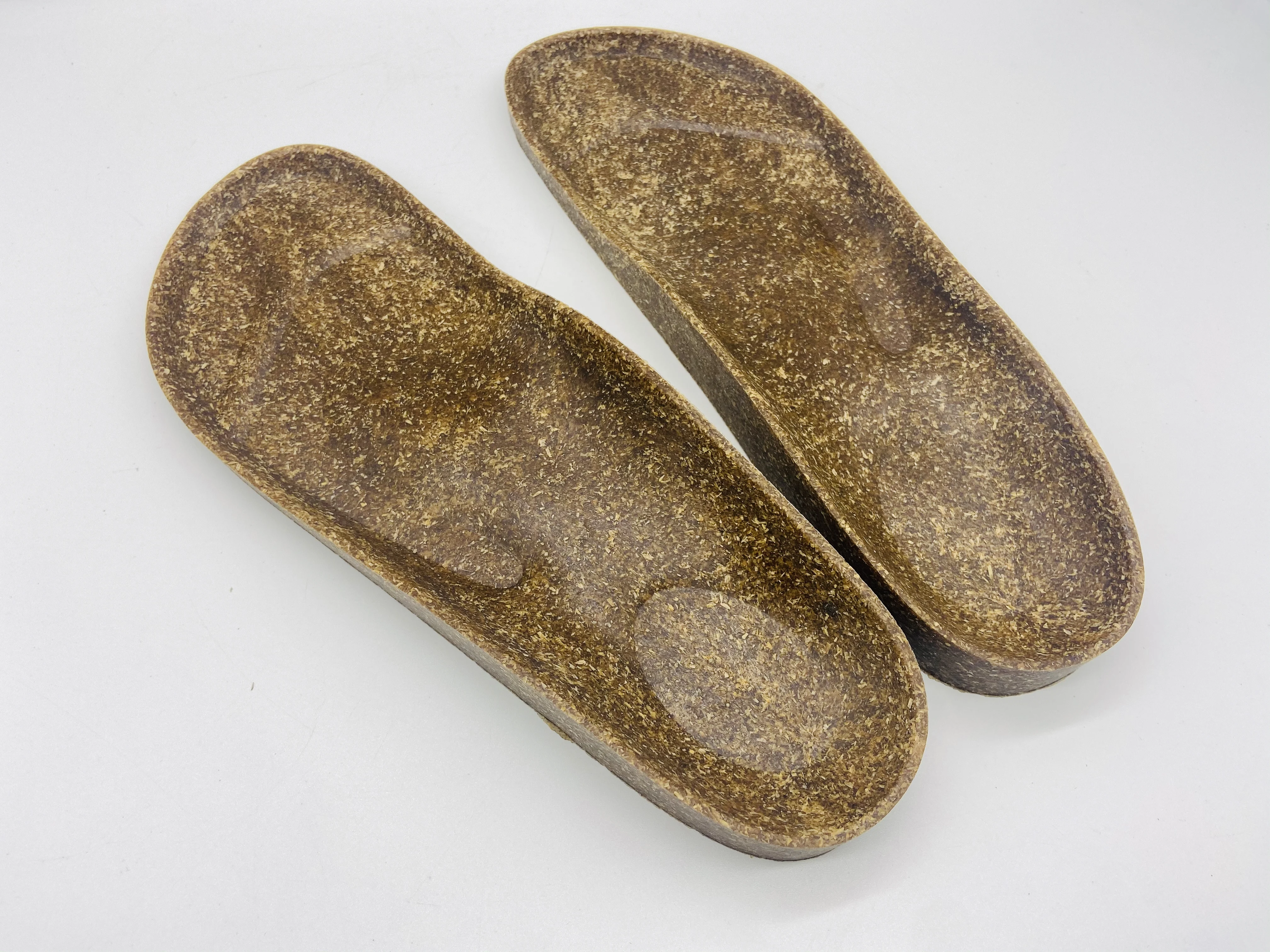 Black color cork sole sandal sole slipper cork sole cork