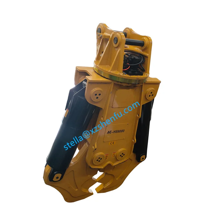 Excavator Attachment Hydraulic Scrap Metal Shear Demolition Shear for Excavators