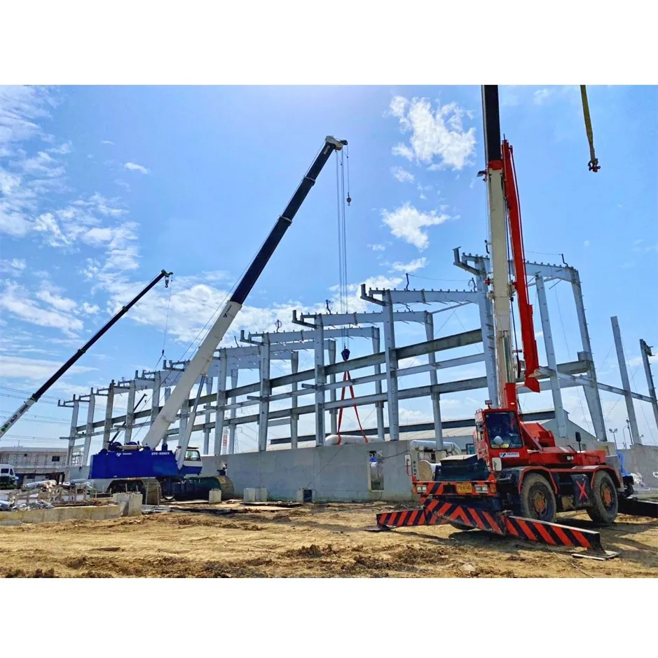 Африканские клиенты предпочитают выбор с заводом/складом стальной конструкции/мастерской/офисным домом/ангаром