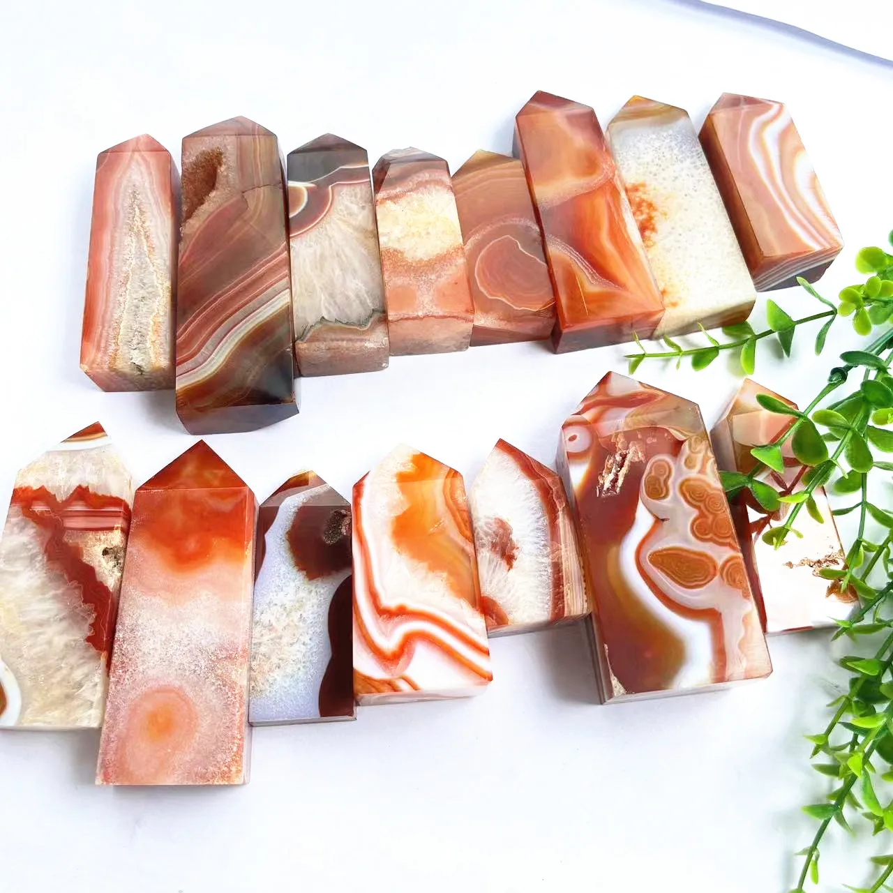Kindfull Crystal Wholesale Natural Crystals Healing Stones Rose Quartz Points 6-9cm Crystal Wand Points
