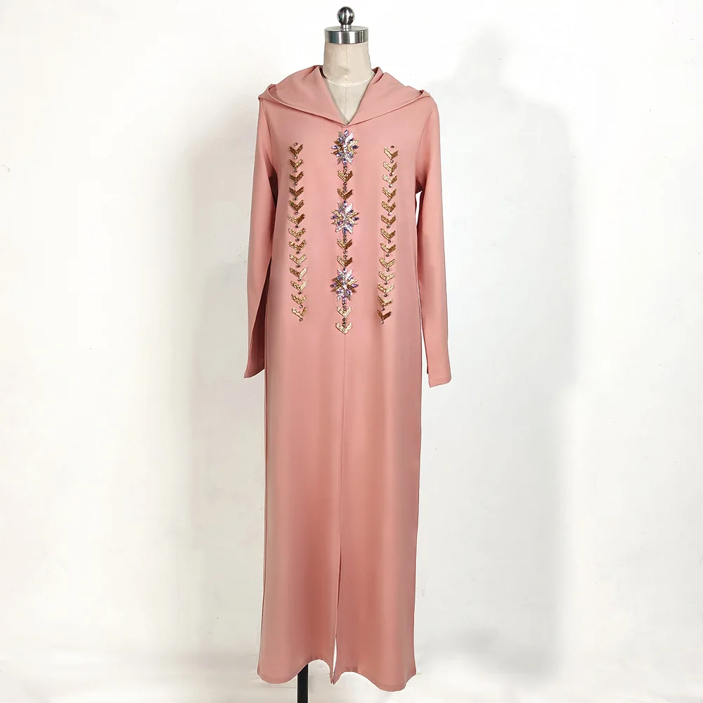 Caftan Marocain Abaya Дубай Турция ислам кафтан мусульманский хиджаб африканские платья для женщин Арабская мусульманская одежда Djellaba Femme
