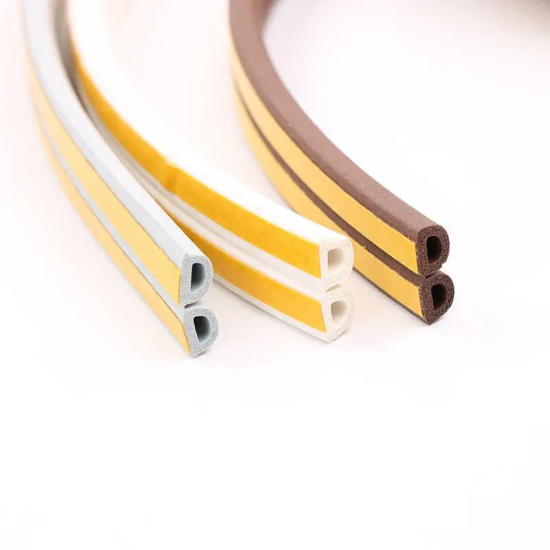 Soundproof EPDM Self Adhesive Foam Sponge Roam Rubber Seal Strip for Door and Wind