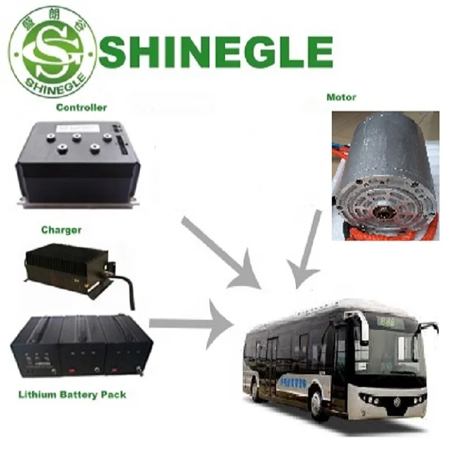 SHINEGLE 30KW 60KW 312V PMSM Motor EV Motor COntroller High Speed CE Electric Car Conversion Kit for Truck