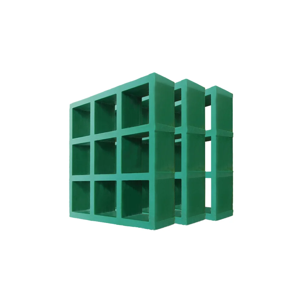 High strength yellow plastic 38*38*38mm FRP floor grating car wash anti-slip fiberglass grating frp pultruded grating