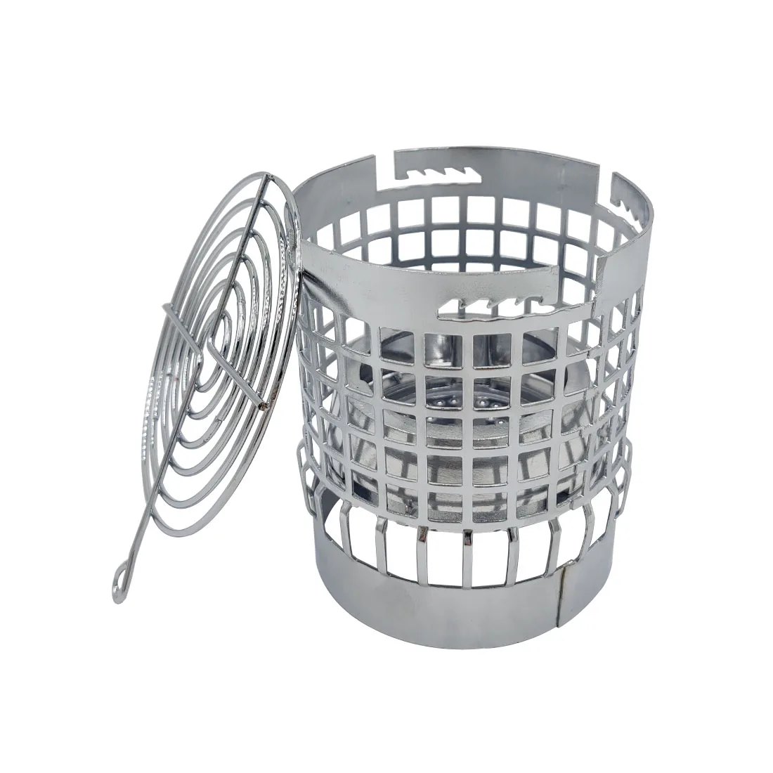 T041CH Lvhe Heat Management Metal Hookah Charcoal Holder Aluminum with Hookah Cage Wind Covers