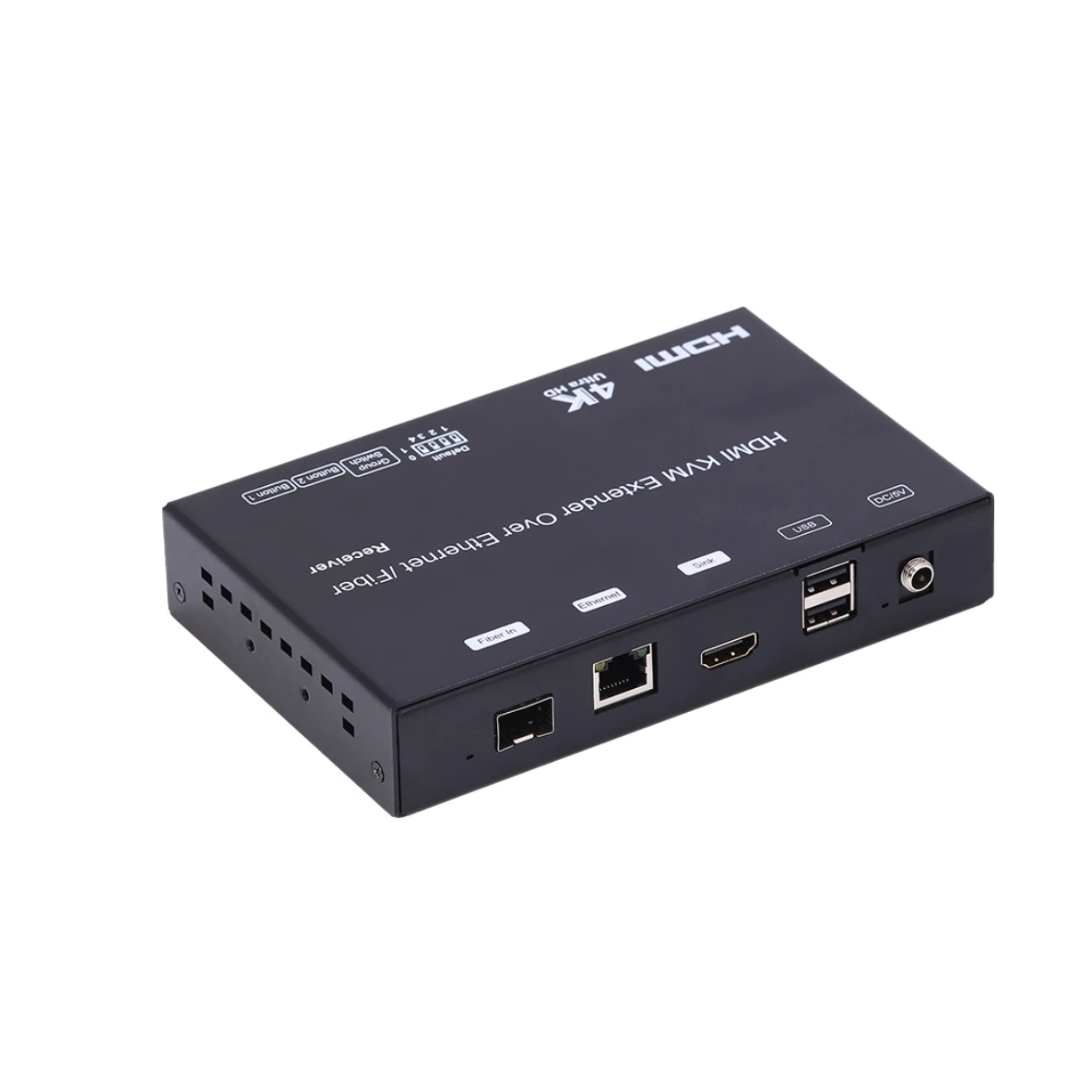 USB 2.0 over IP HDMI Extender Transmit 120m Over Single Cat5e/6, 60KM over Single Mode Fiber Optical Cable, RS232, IR, KVM