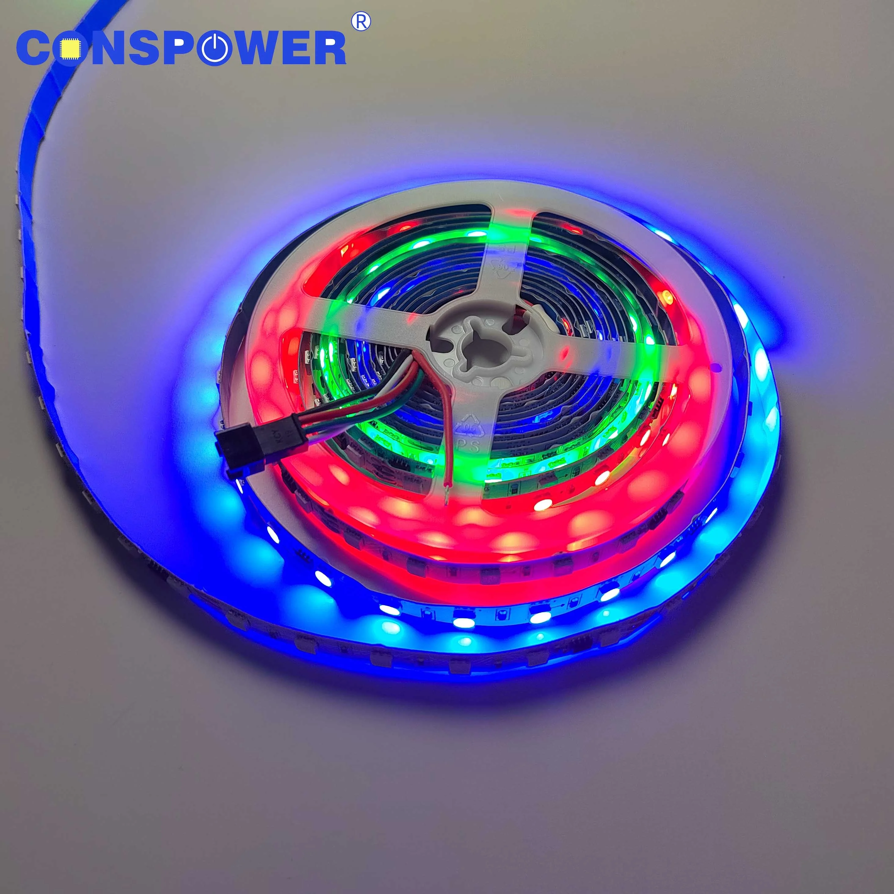 Addressable RGB LED Color Magic Strip 60LEDS/M Programmable 16703 RGBIC 5050 24V  Adressierbarer Streifen Bande adressable