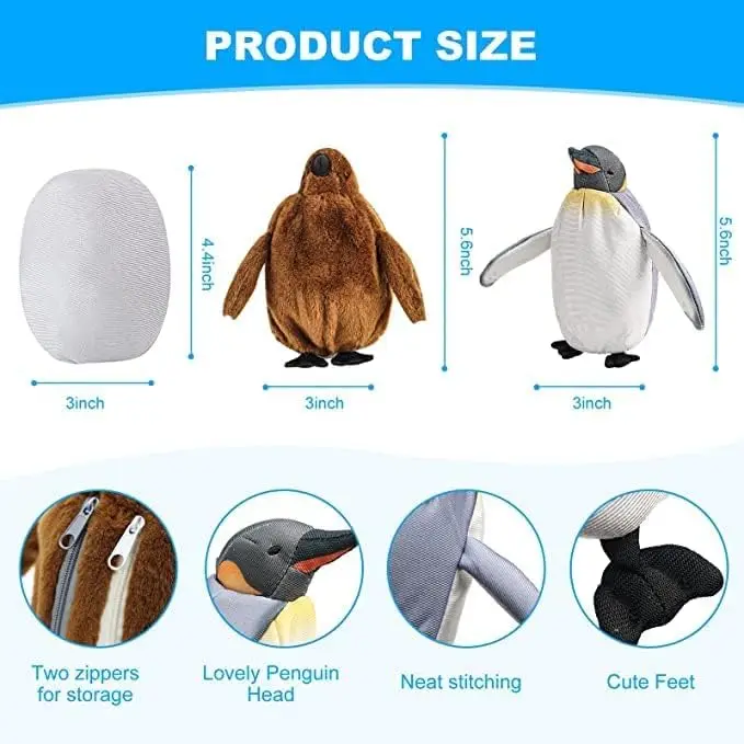 Penguin Plush Toys Have Three Forms,Penguin Plush Animal Toys, Cute Plush Animal Toys