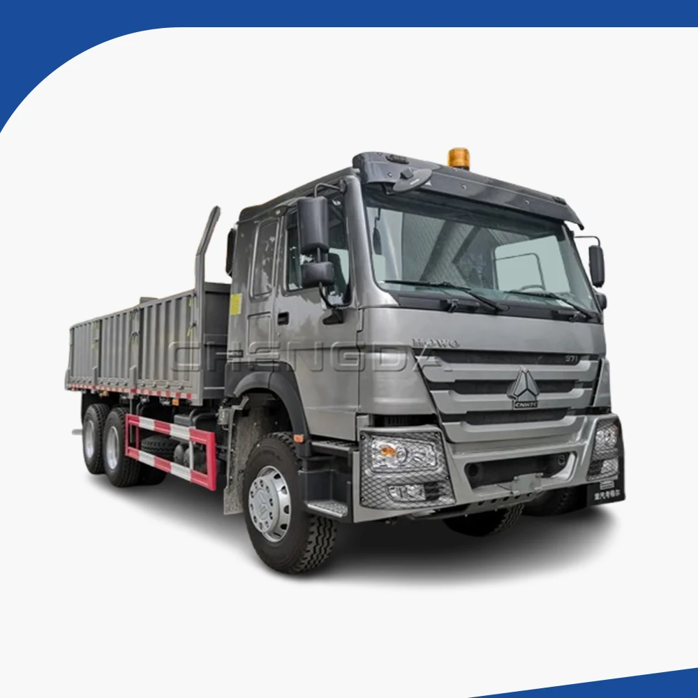 Used China Sinotruck 10 Wheel 30 Ton Column Plate Used 6x4 Howo Cargo trucks