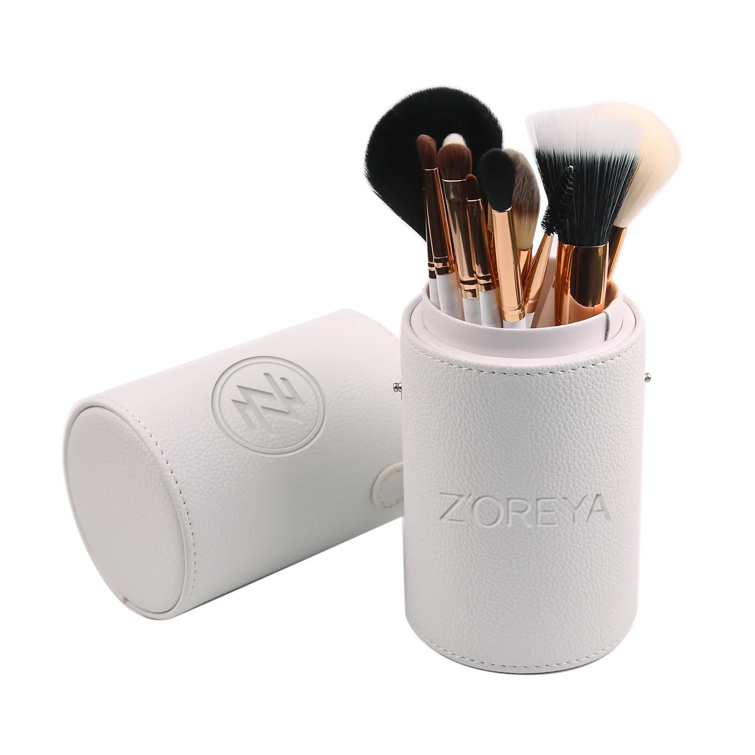 Private Label Makeup Brushes Professional 12pcs Makeup Brush Set Brush Holder Makeup Synthetic Hair Beauty Care Make Tools