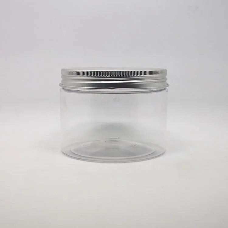 200ml 300ml 500ml 1000ml pet jar clear with bamboo water transfer plastic lid