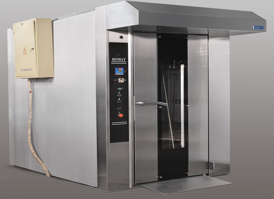 Electric /Gas/Diesel Rotary Rack Bread Oven 32 Trays Industrial Bakery Rotary Oven