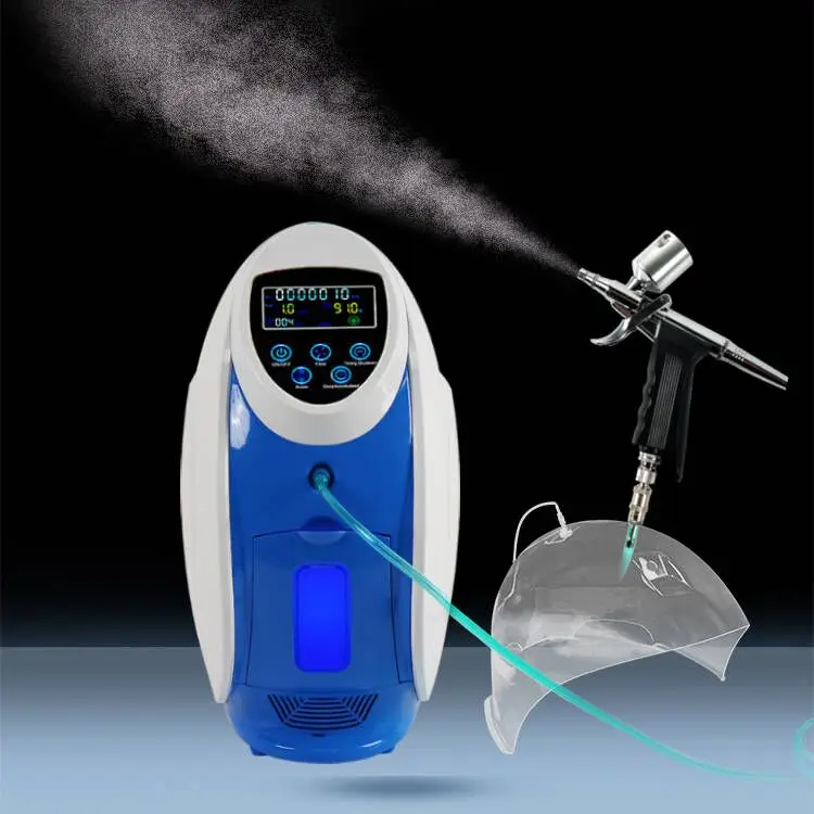 Korea Face Oxygen Therapy Mask Dome O2toDerm Oxgen spray Jet Peel Oxigen Facial Machine