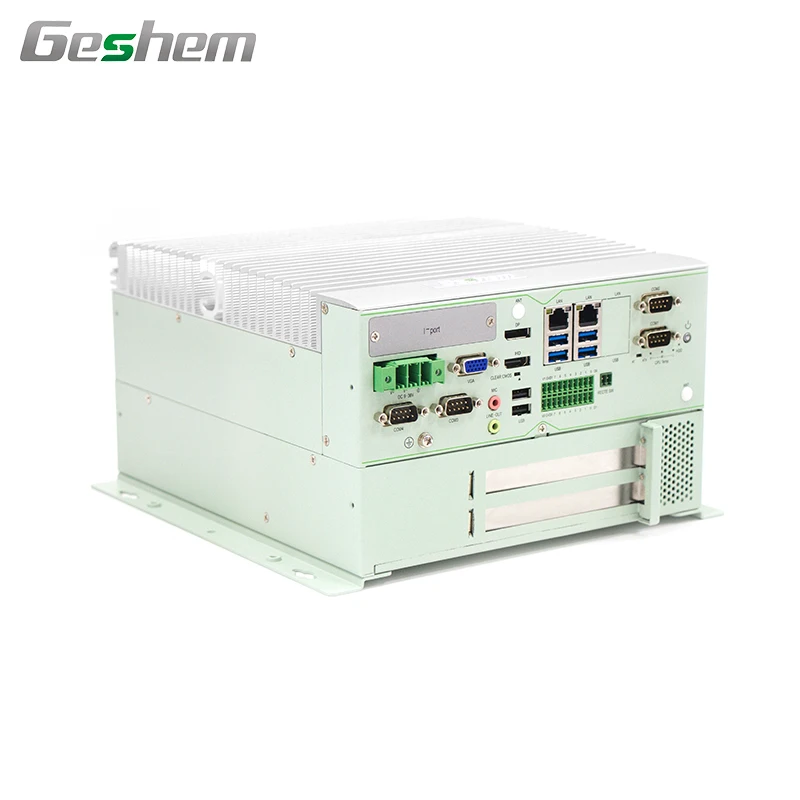 Aluminum alloyed J1900 i3 i5 i7 CPU and rich IO interface industrial embedded fanless box pc