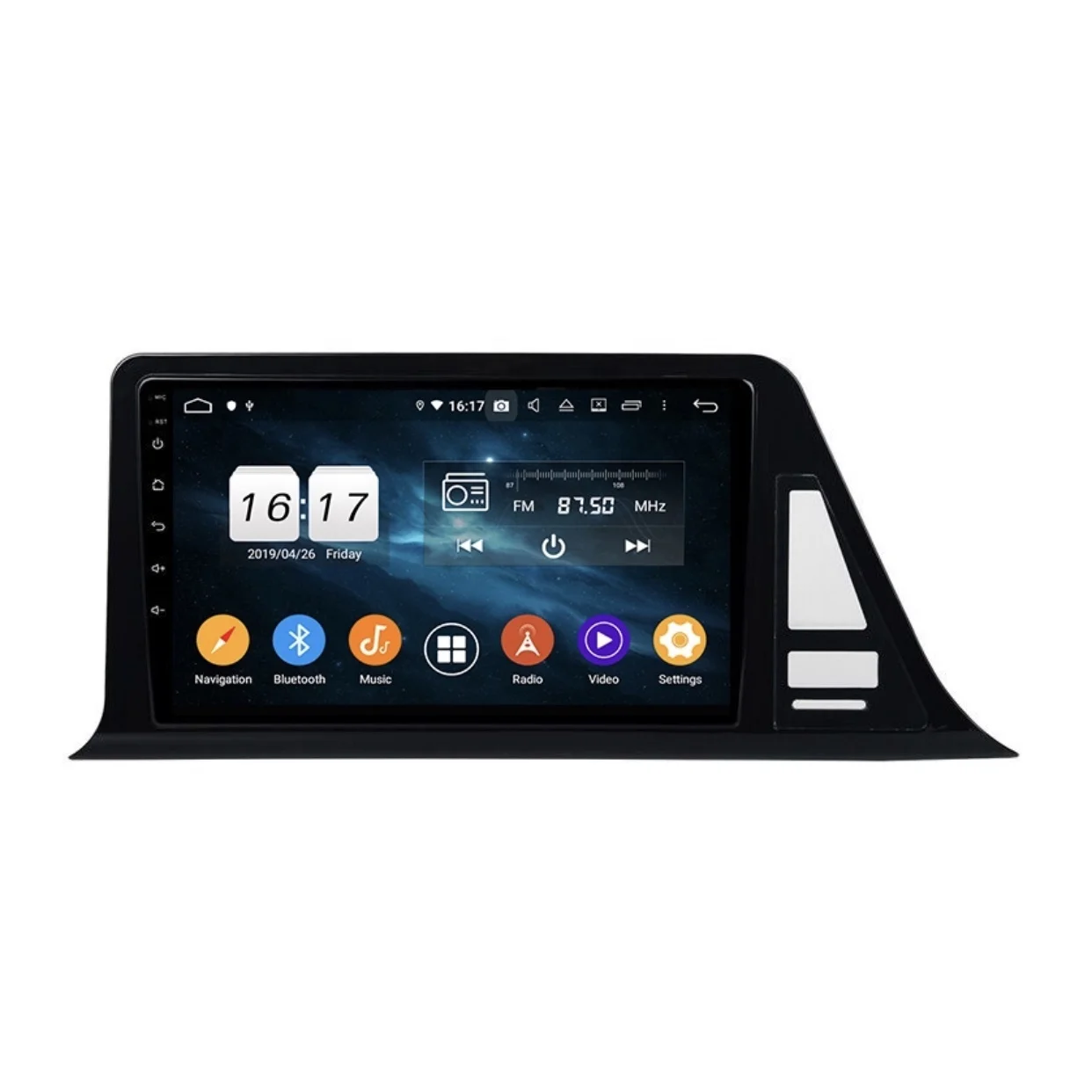 KLYDE KD-1948 Android 10 система с сенсорным экраном 4 + 64 Гб RAM/ROM 9 дюймов аудио автомобиля dvd-плеер для TOYOTA C-HR 2016-2018 высокого уровня