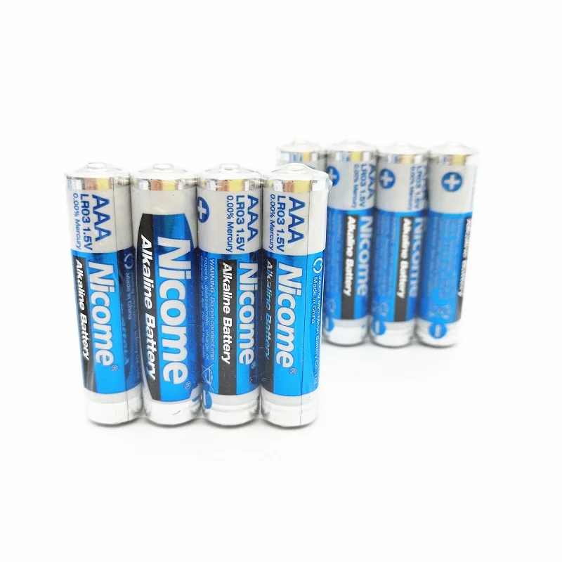 China primary battery AAA Batteries (4 Count), Triple A LR03 Alkaline Battery