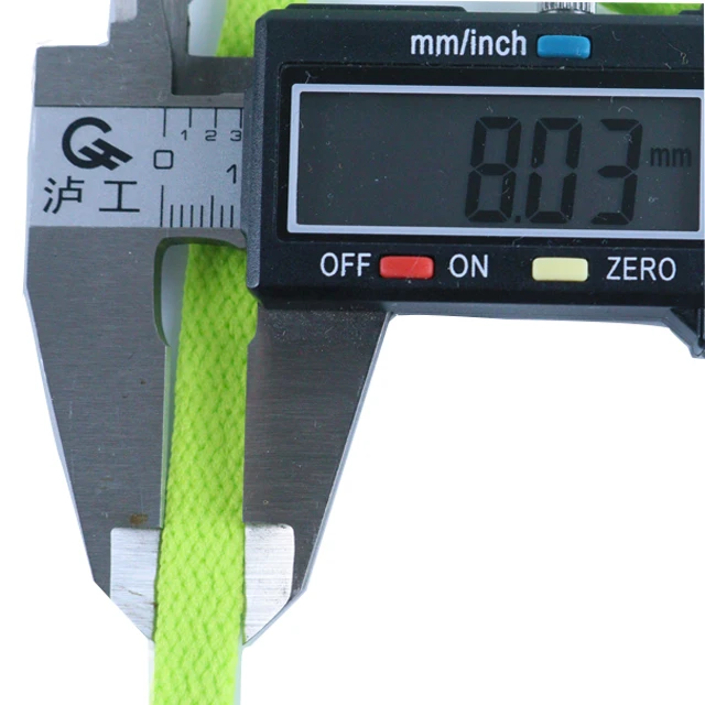 Custom  Flat Shoe Lace 8mm Wide  Shoelace for sneaker  laces