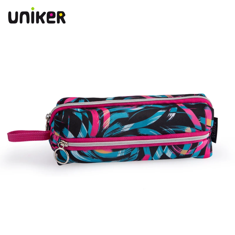 UNIKER Kids Mini Pencil Bag With Zipper for Primary School