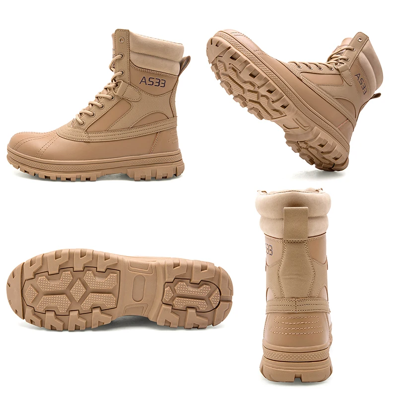 
Mens Hiking Boots Waterproof Outdoor Suede Desert Boots Military Plus Size #39-#48 