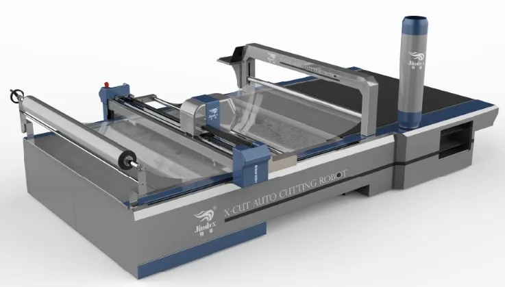 JINDEX mixture cloth cutting machine fabric oscillating knife cutting bed wide 180cm