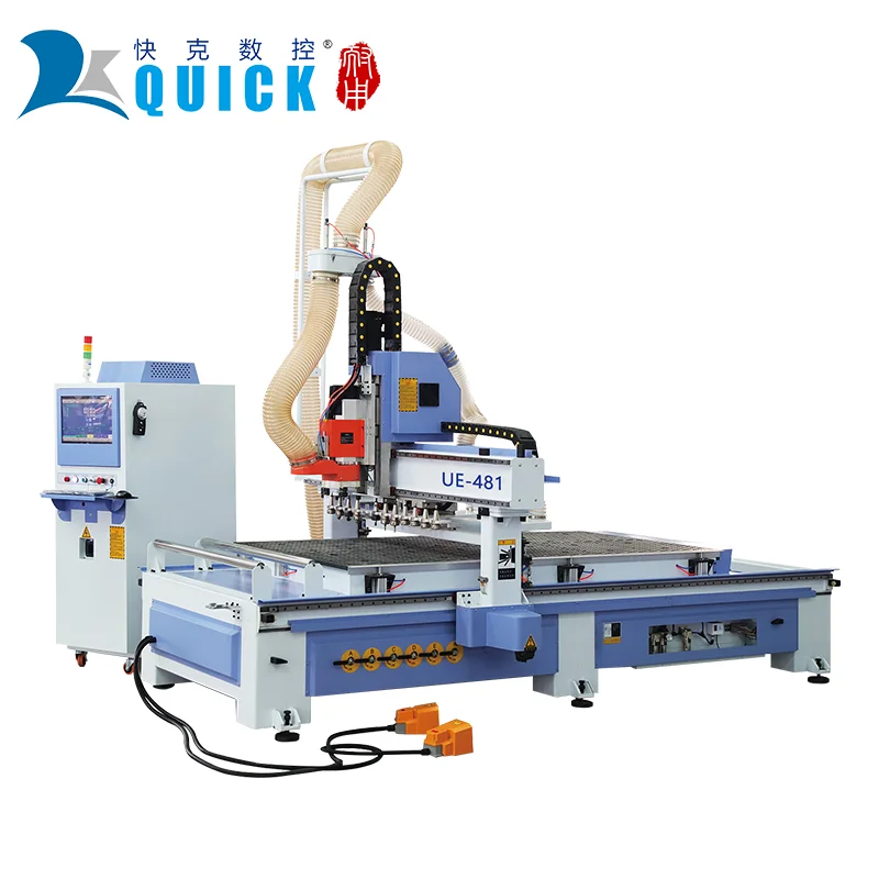 Китайский деревянный маршрутизатор 3d Cnc UE-481 автоматизированное деревообрабатывающее оборудование Router с 12 инструментами