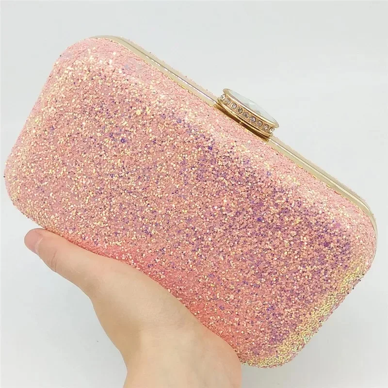 Holographic metallic chunky glitter faux  leather fabric glitter synthetic leather for bags and hairbows