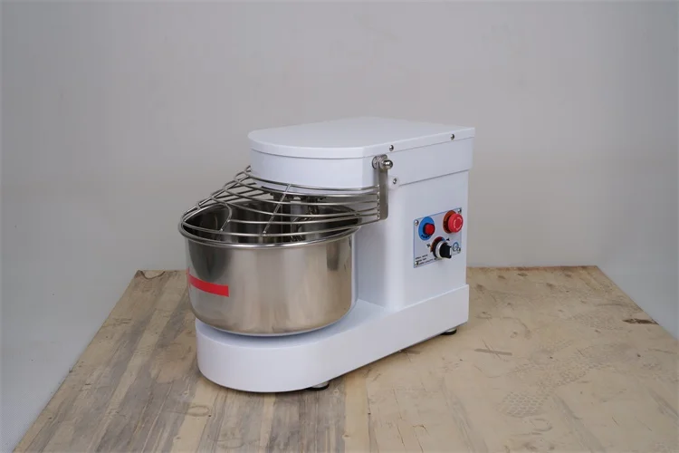 7L small spiral dough mixer DC motor with two speed reverse function 3KG flour capacity bread making machine bakery equipment
