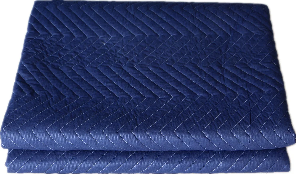 Wholesale moving &storage use quilted recycle moving blanket furniture pad with nonwoven fabric