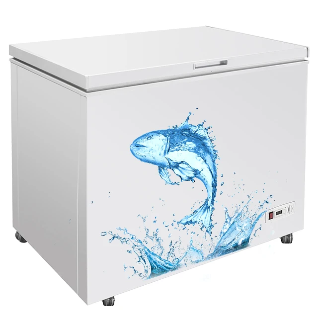 Шкаф для хранения пищевых продуктов, холодильник для глубокого заморозки, электронный тип, горизонтальный верхний морозильник, холодильники