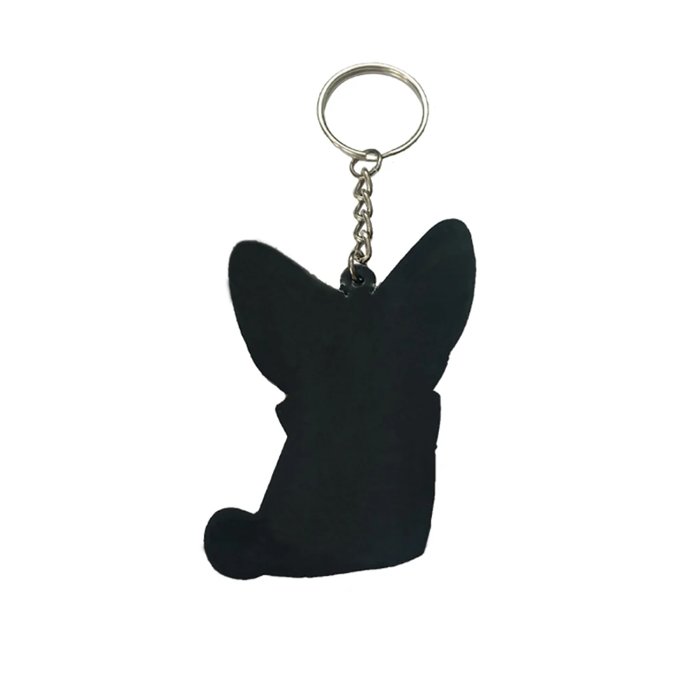New Design Ready To Ship Wholesale Custom Cheap Cute Dog Pvc Keychain