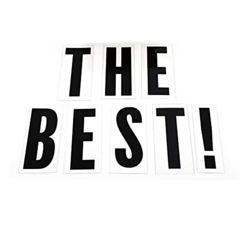 Alphabet Letters Numbers Symbols Plastic Acrylic Letter Set Plastic Cinema Letters Board For Light Up Movie Theatres Marquee