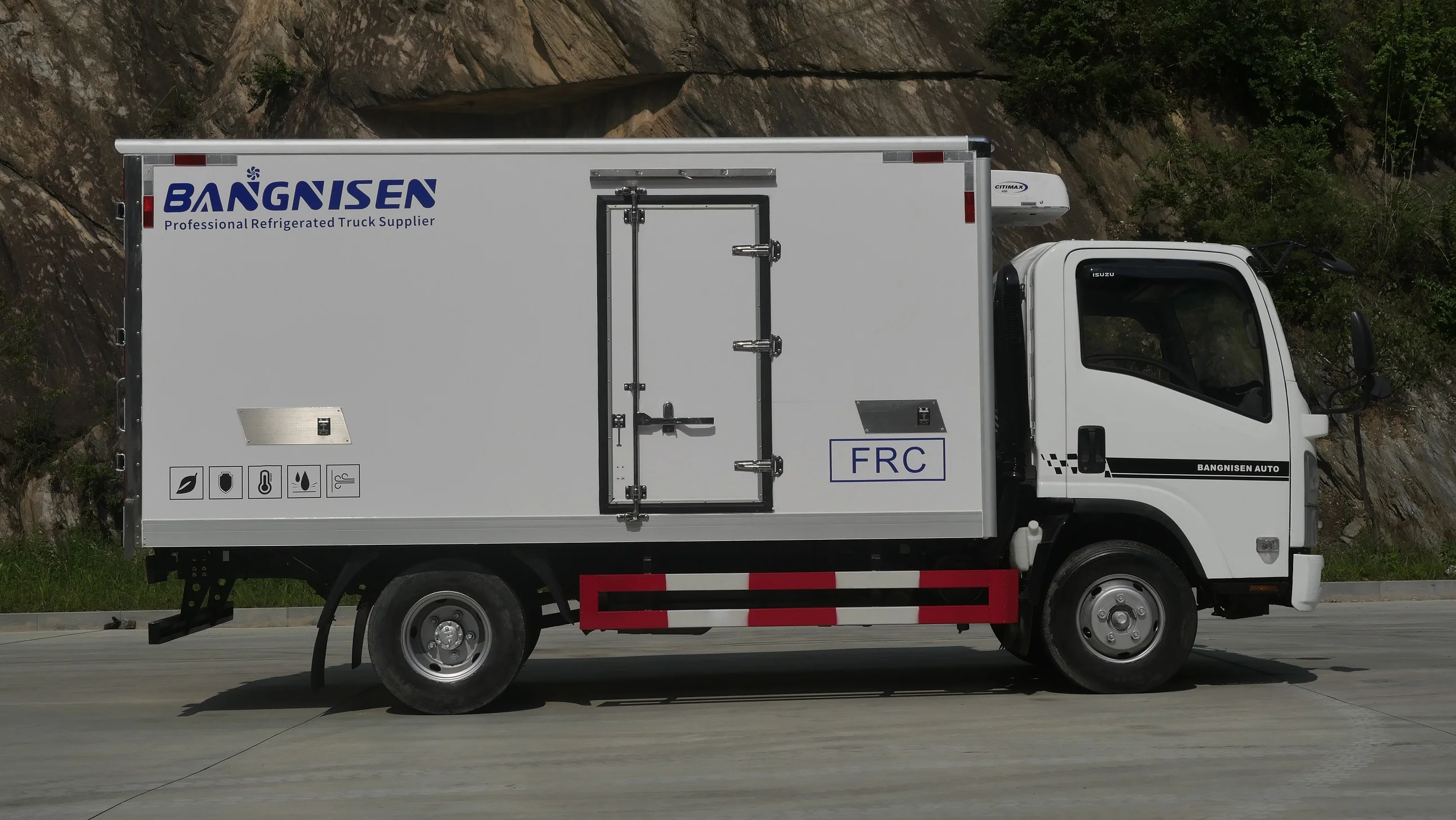 BNS High efficiency and energy saving Qingling Isuzus kv100 refrigerated truck
