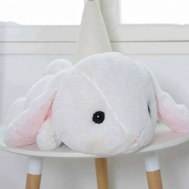 Cuddly Bunny Big Head Fluffy Rabbit Plush Toy For Kids Gift