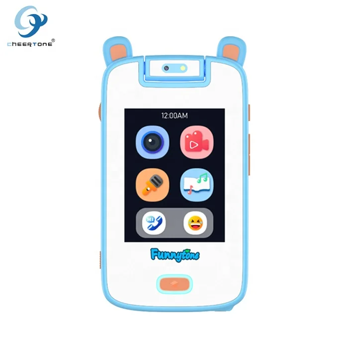 CTP13A The new toy mobile phone for  kids small children with 2.8-inch IPS touch screen with 60 common sense learning cards
