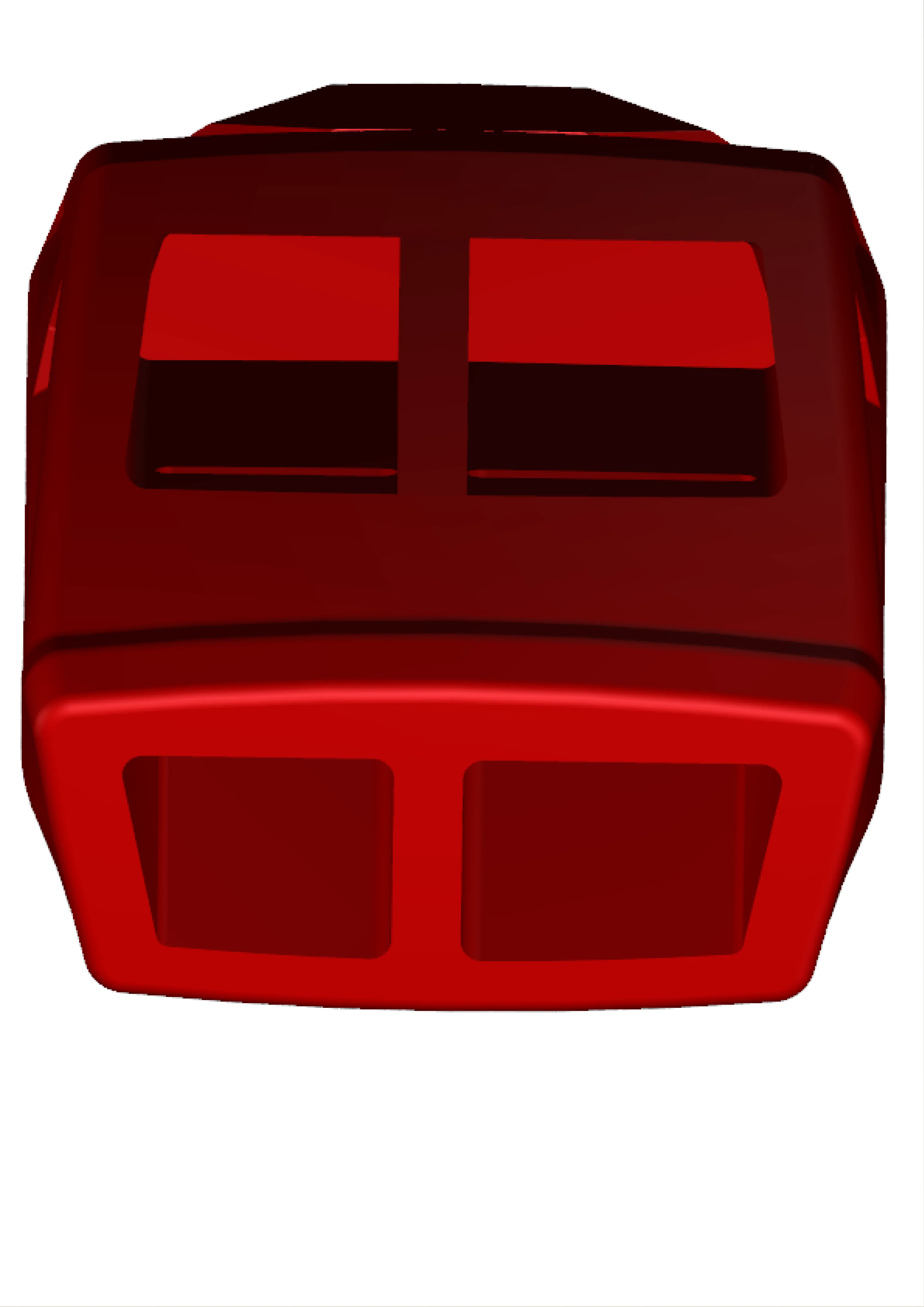 ABS Plastic Dual Tube Loud Outdoor Safety Emergency Survival Whistle