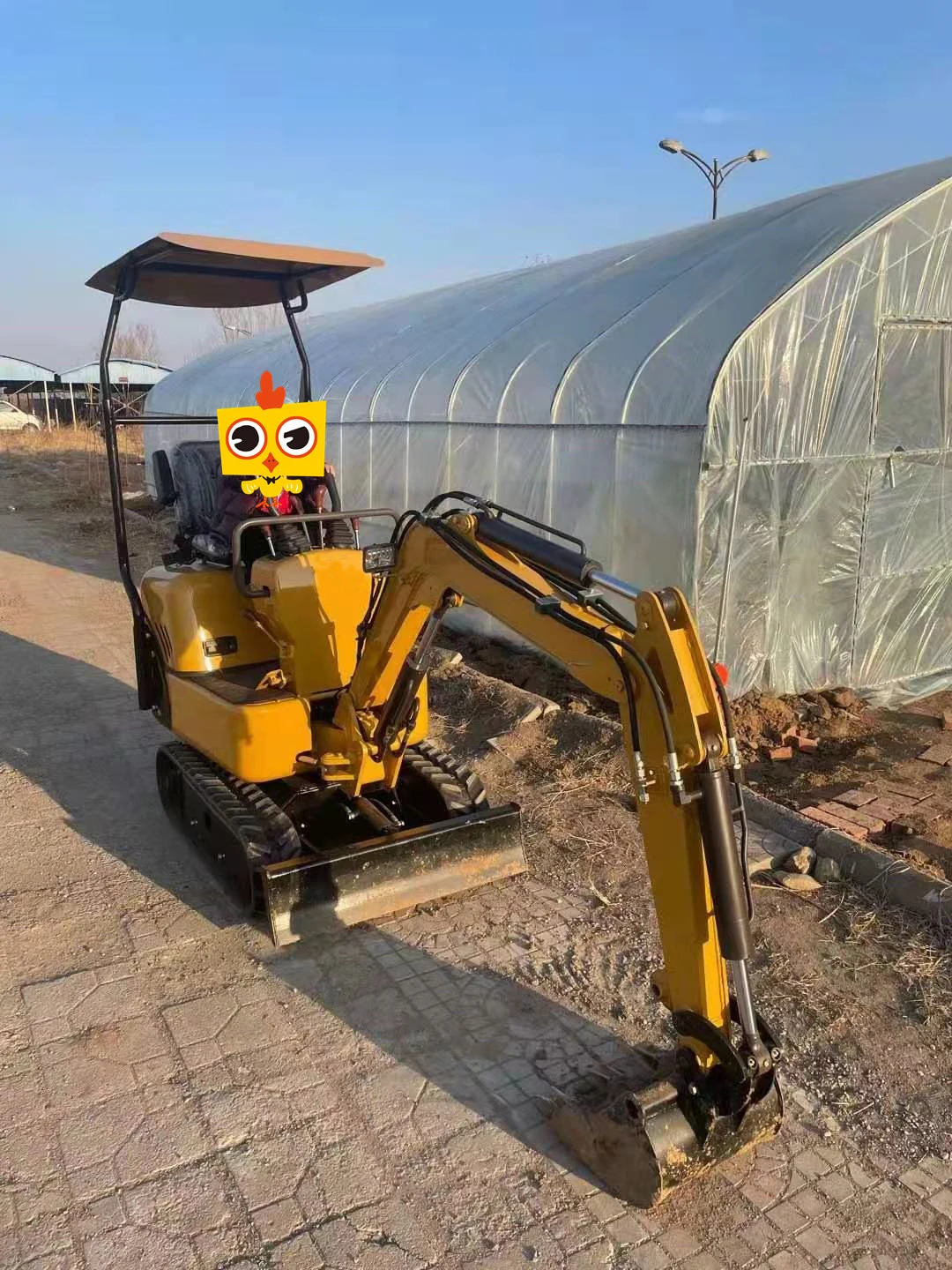  Недорогой гусеничный экскаватор CANMAX 0 8 тонн 1 тонна маленький EX9008 мини-экскаватор на