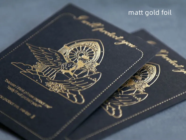 Customized Holographic Design Business Card Thank You Note Card