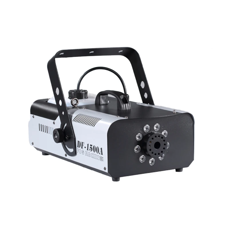 Fantastic quality durable 1500W 9*3W LED fog machine     digital display + DMX512 controller