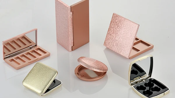 Single color magnetic makeup palette eyeshadow container packaging Y267-5 custom sombras eyeshadow palette case