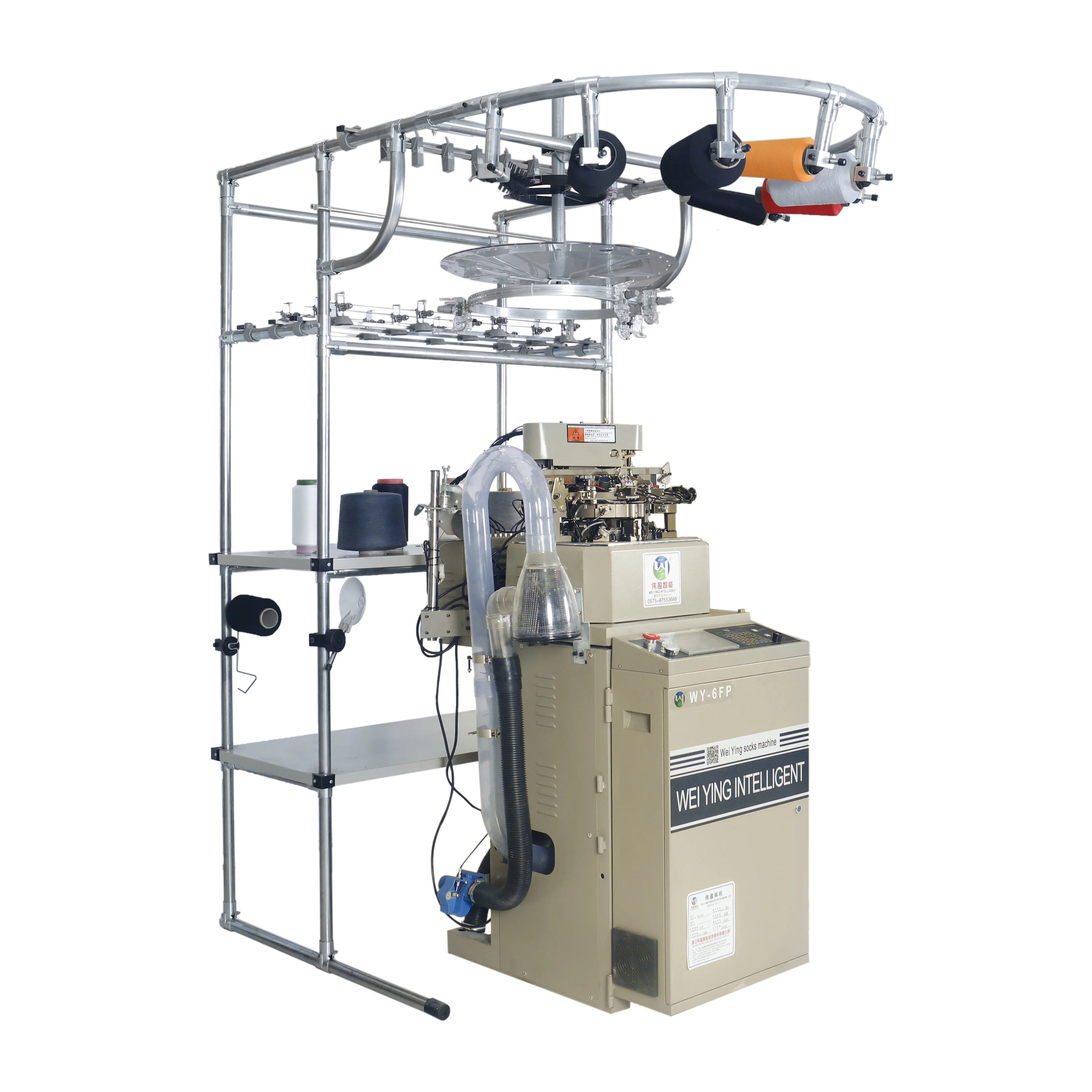 6F Plain  socks knitting machine