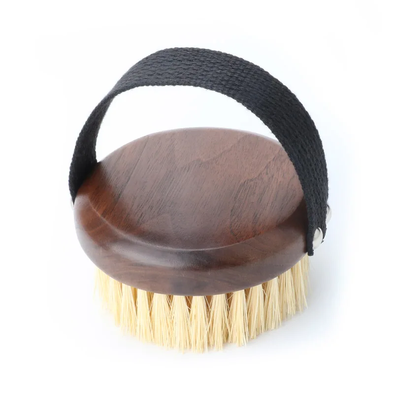 Luxurious Walnut Wood Natural Sisal Bristles Body Brush