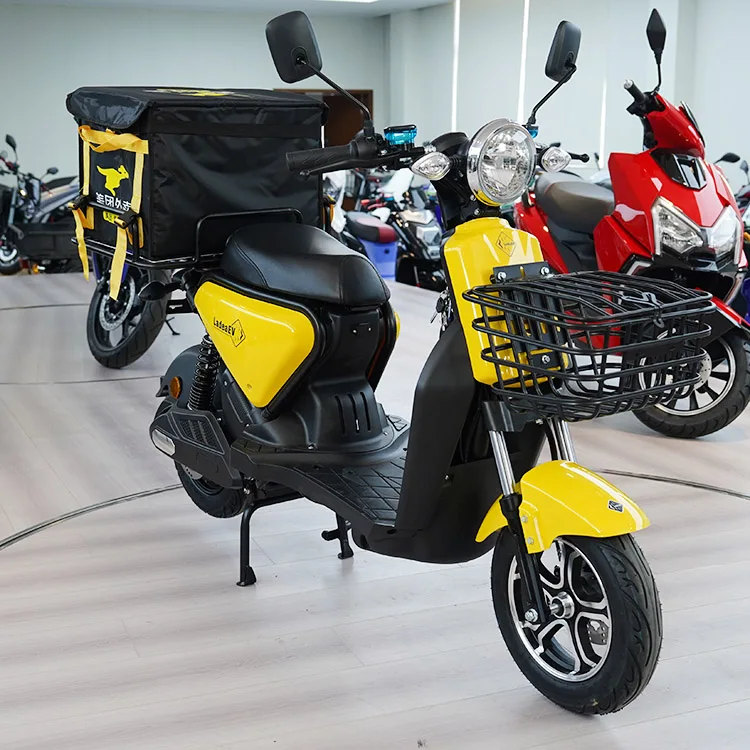 CKD SKD 10 дюймов 1100 Вт Электрический мотоцикл Доставка еды 50 км/ч Максимальная скорость 72 В взрослый скутер велосипед электрический с педалью