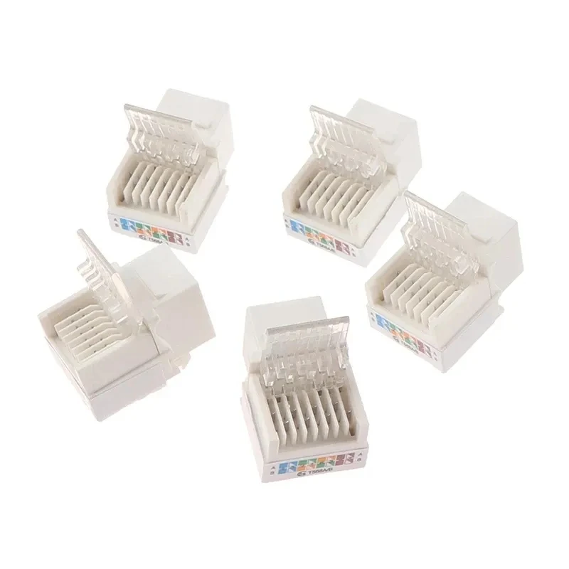 Best Wholesale Price Mini  Custom Cat5e Cat6 Cat6a Cat7  Cat7a Gold Plated Metal 8 Pin RJ45  Network Cable Connector Plug
