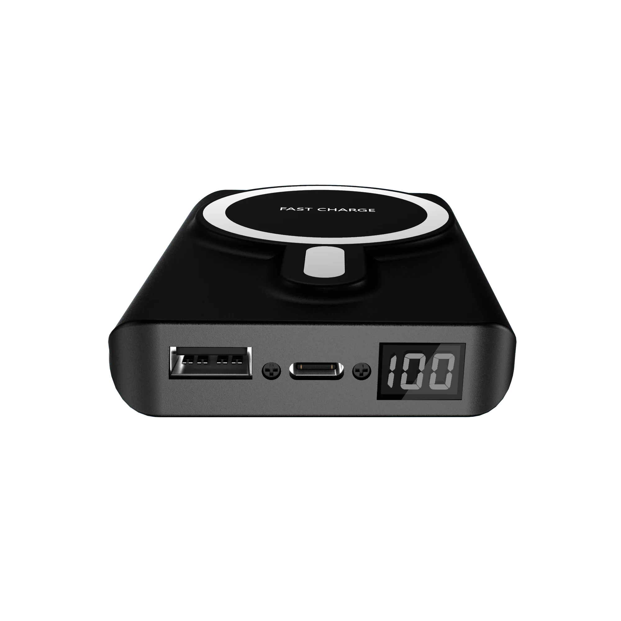 Лидер продаж товары 5 Вт 7 10 15 магнитный всасывающий мобильный источник питания 10000 мАч светодиодный светильник Двусторонняя Беспроводная